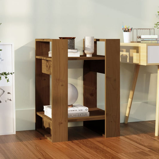 Boekenkast/Kamerscherm 41X35X57 Cm Grenenhout Honingbruin