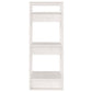Boekenkast/Kamerscherm 41X35X91 Cm Massief Grenenhout Wit