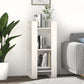 Boekenkast/Kamerscherm 41X35X91 Cm Massief Grenenhout Wit