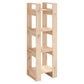 Boekenkast/Kamerscherm 41X35X125 Cm Massief Grenenhout