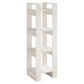 Boekenkast/Kamerscherm 41X35X125 Cm Massief Grenenhout Wit