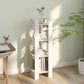 Boekenkast/Kamerscherm 41X35X125 Cm Massief Grenenhout Wit