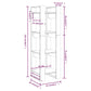 Boekenkast/Kamerscherm 41X35X125 Cm Massief Grenenhout Wit