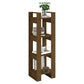 Boekenkast/Kamerscherm 41X35X125 Cm Massief Hout Honingbruin