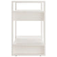 Boekenkast/Kamerscherm 60X35X57 Cm Massief Grenenhout Wit