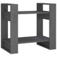 Boekenkast/Kamerscherm 60X35X57 Cm Massief Grenenhout Grijs