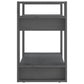 Boekenkast/Kamerscherm 60X35X57 Cm Massief Grenenhout Grijs