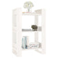 Boekenkast/Kamerscherm 60X35X91 Cm Massief Grenenhout Wit