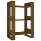 Boekenkast/Kamerscherm 60X35X91 Cm Massief Hout Honingbruin