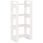 Boekenkast/Kamerscherm 60X35X125 Cm Massief Hout Wit