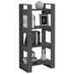 Boekenkast/Kamerscherm 60X35X125 Cm Massief Hout Grijs
