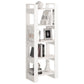 Boekenkast/Kamerscherm 60X35X160 Cm Massief Hout Wit