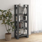 Boekenkast/Kamerscherm 60X35X160 Cm Massief Hout Grijs