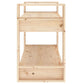 Boekenkast/Kamerscherm 80X35X56,5 Cm Massief Grenenhout