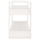 Boekenkast/Kamerscherm 80X35X56,5 Cm Massief Grenenhout Wit