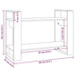 Boekenkast/Kamerscherm 80X35X56,5 Cm Massief Grenenhout Grijs