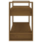 Boekenkast/Kamerscherm 80X35X56,5 Cm Grenenhout Honingbruin