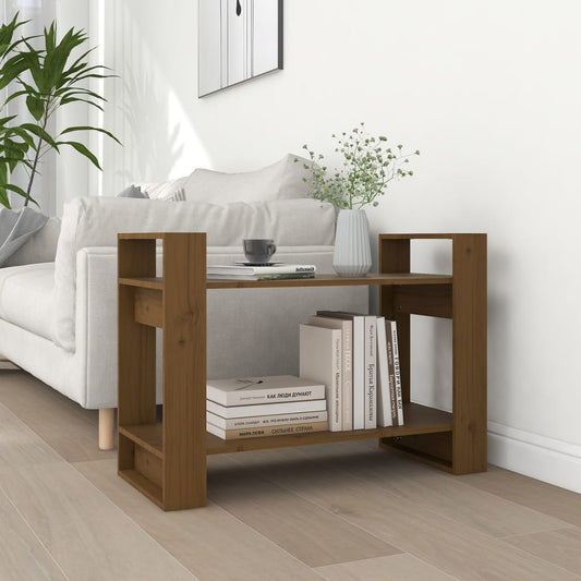 Boekenkast/Kamerscherm 80X35X56,5 Cm Grenenhout Honingbruin