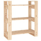 Boekenkast/Kamerscherm 80X35X91 Cm Massief Grenenhout