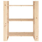 Boekenkast/Kamerscherm 80X35X91 Cm Massief Grenenhout
