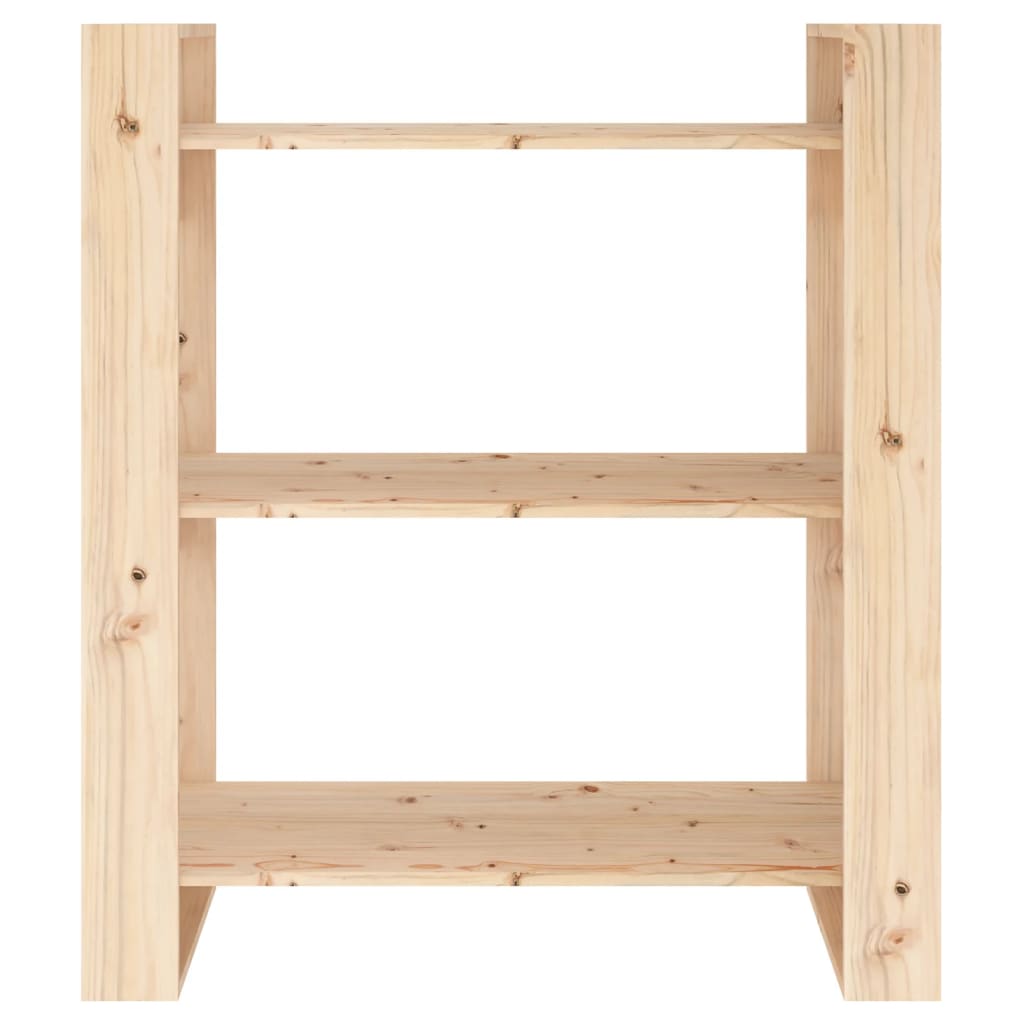 Boekenkast/Kamerscherm 80X35X91 Cm Massief Grenenhout