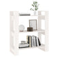Boekenkast/Kamerscherm 80X35X91 Cm Massief Grenenhout Wit