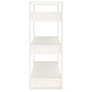 Boekenkast/Kamerscherm 80X35X91 Cm Massief Grenenhout Wit