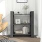 Boekenkast/Kamerscherm 80X35X91 Cm Massief Grenenhout Grijs
