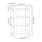 Boekenkast/Kamerscherm 80X35X125 Cm Massief Grenenhout