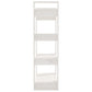 Boekenkast/Kamerscherm 80X35X125 Cm Massief Grenenhout Wit