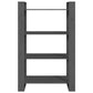 Boekenkast/Kamerscherm 80X35X125 Cm Massief Grenenhout Grijs
