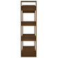Boekenkast/Kamerscherm 80X35X125 Cm Massief Hout Honingbruin