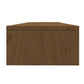 Monitorstandaard 100X24X13 Cm Massief Grenenhout Honingbruin