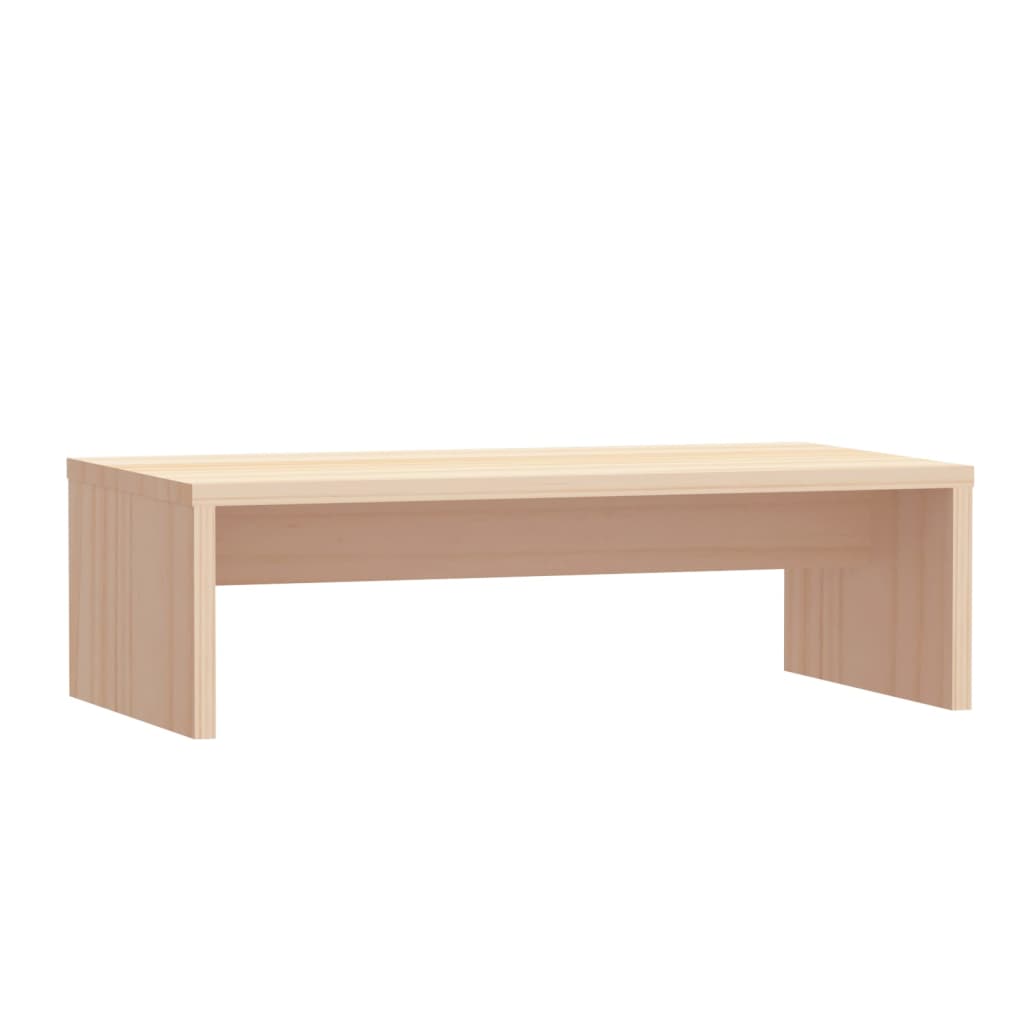 Monitorstandaard 50X27X15 Cm Massief Grenenhout