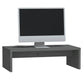 Monitorstandaard 50X27X15 Cm Massief Grenenhout Grijs