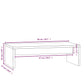 Monitorstandaard 50X27X15 Cm Massief Grenenhout Honingbruin