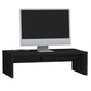 Monitorstandaard 50X27X15 Cm Massief Grenenhout Zwart