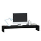 Monitorstandaard 100X27X15 Cm Massief Grenenhout Zwart