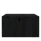 Monitorstandaard 100X27X15 Cm Massief Grenenhout Zwart
