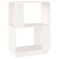 Boekenkast/Kamerscherm 51X25X70 Cm Massief Grenenhout Wit