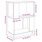 Boekenkast/Kamerscherm 51X25X70 Cm Massief Grenenhout Wit