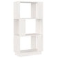 Boekenkast/Kamerscherm 51X25X101 Cm Massief Grenenhout Wit