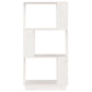 Boekenkast/Kamerscherm 51X25X101 Cm Massief Grenenhout Wit