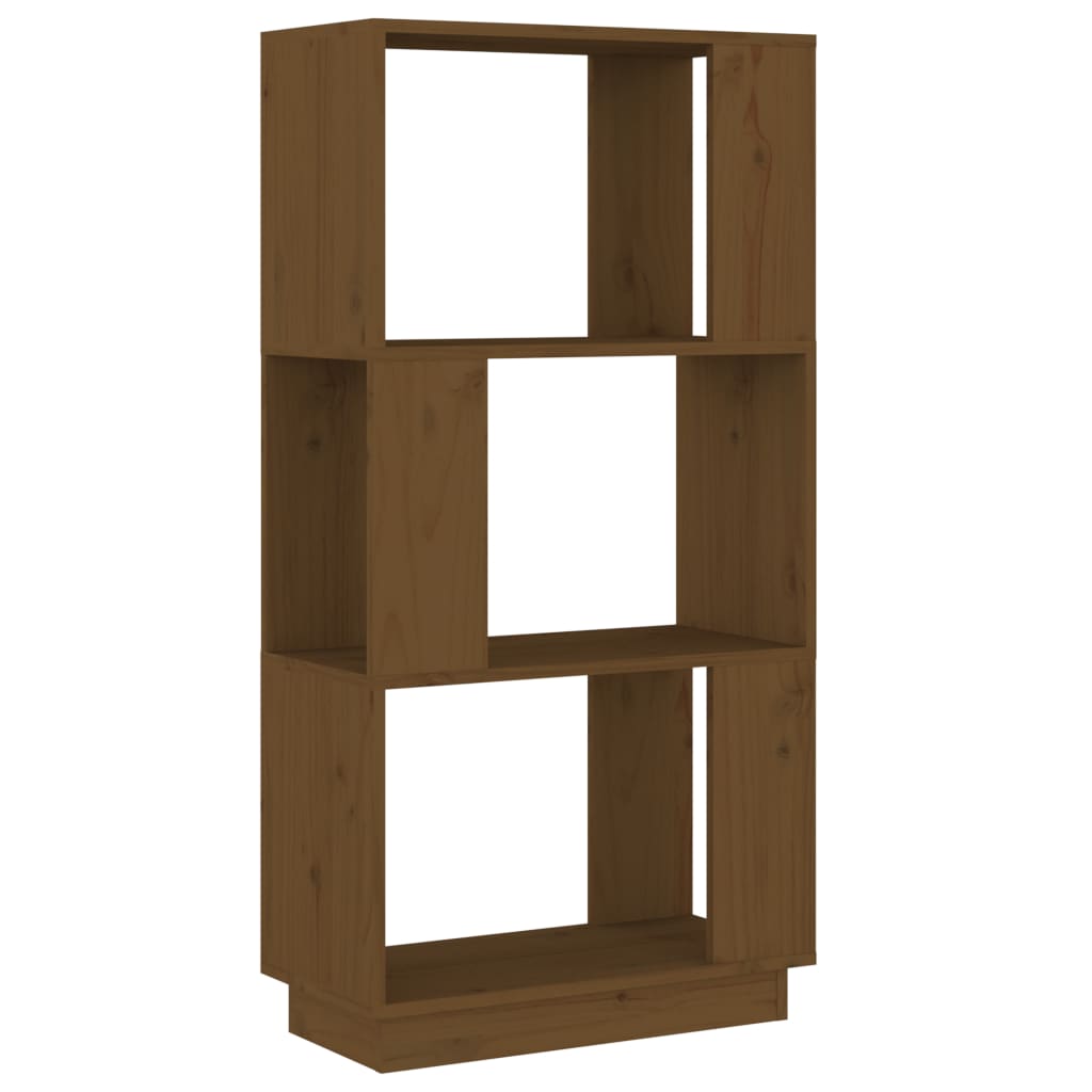 Boekenkast/Kamerscherm 51X25X101 Cm Grenenhout Honingbruin