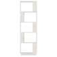 Boekenkast/Kamerscherm 51X25X163,5 Cm Massief Grenenhout Wit