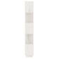 Boekenkast/Kamerscherm 51X25X163,5 Cm Massief Grenenhout Wit