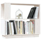 Boekenkast/Kamerscherm 80X25X70 Cm Massief Grenenhout Wit