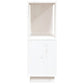 Boekenkast/Kamerscherm 80X25X70 Cm Massief Grenenhout Wit