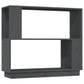 Boekenkast/Kamerscherm 80X25X70 Cm Massief Grenenhout Grijs