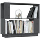 Boekenkast/Kamerscherm 80X25X70 Cm Massief Grenenhout Grijs